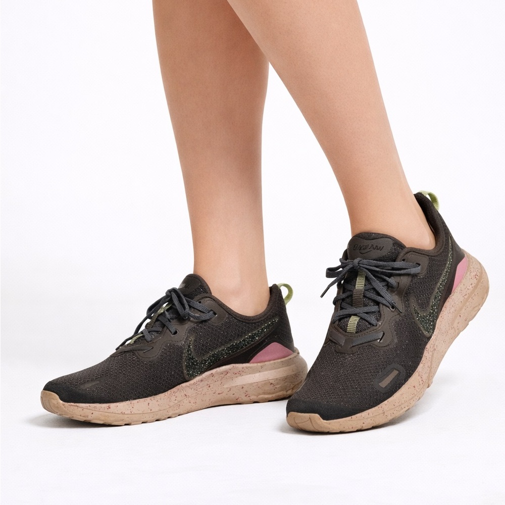 Nike Renew Ride SE Womens Running Shoes 7.5 Gray Pink‎ Neon CD0339 Lightweight